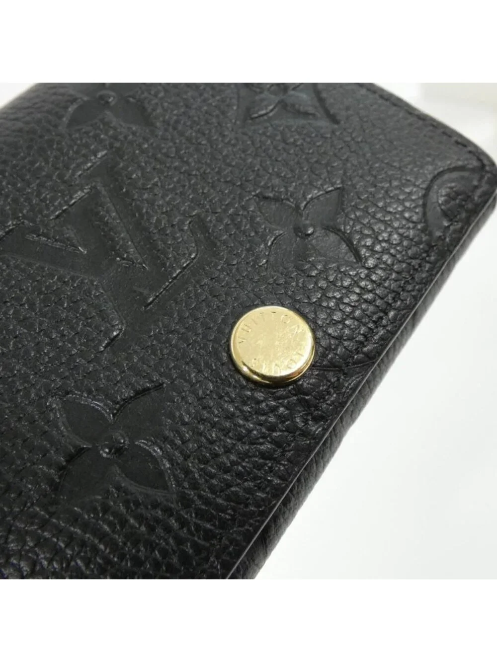 Louis Vuitton Monogram Empreinte Amberop Business Card Holder Case